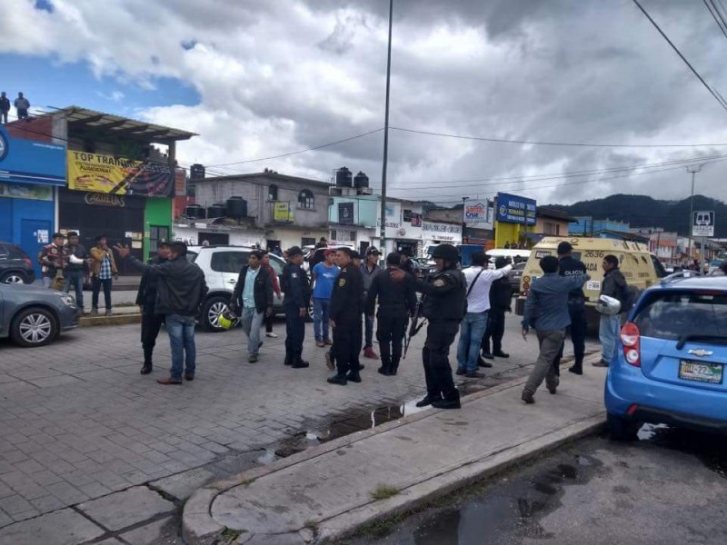 Balacera en San Cristóbal de las Casas