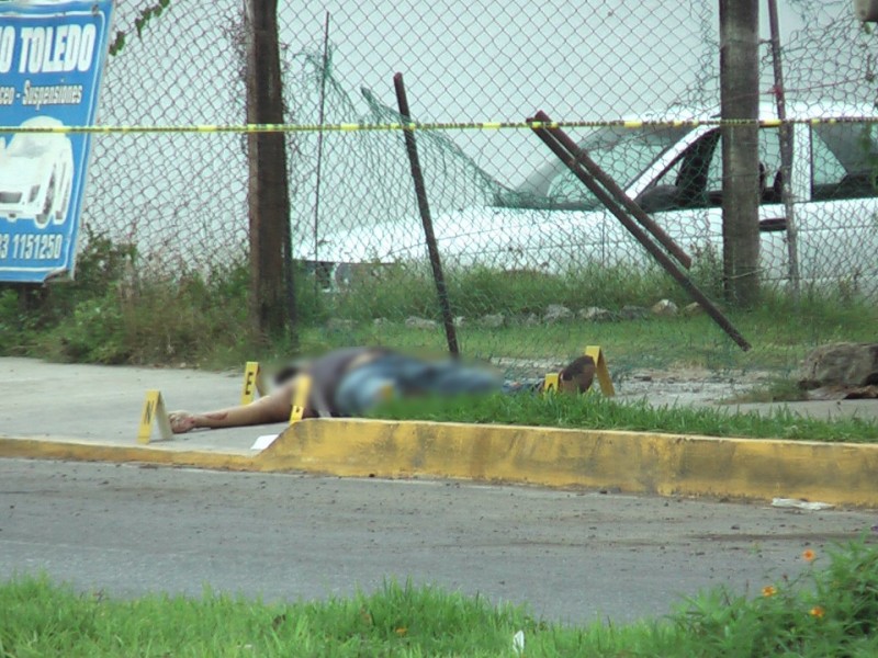 Balacera en Tuxpan,dejó dos muertos y dos heridos