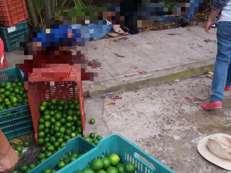 Balacera en Tuzamapan deja saldo de 5 muertos