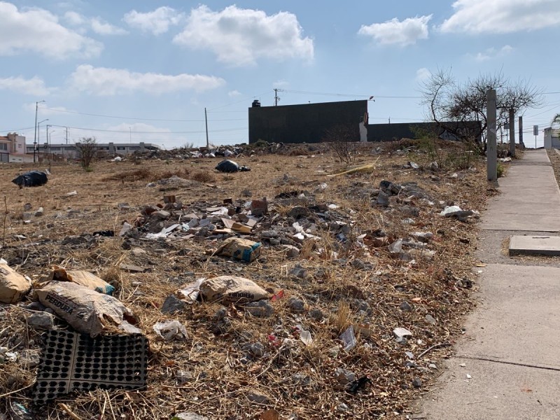 Baldíos generan inseguridad y contaminación en Paseos del Country