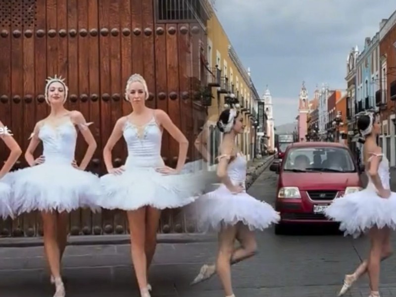 Ballet de Moscow se luce en calles de Puebla
