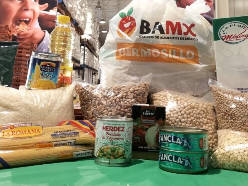 Banco de Alimentos invita a donar despensas a familias vulnerables