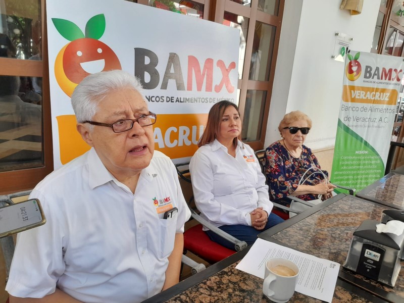 Banco de Alimentos realiza colecta de donación en Veracruz