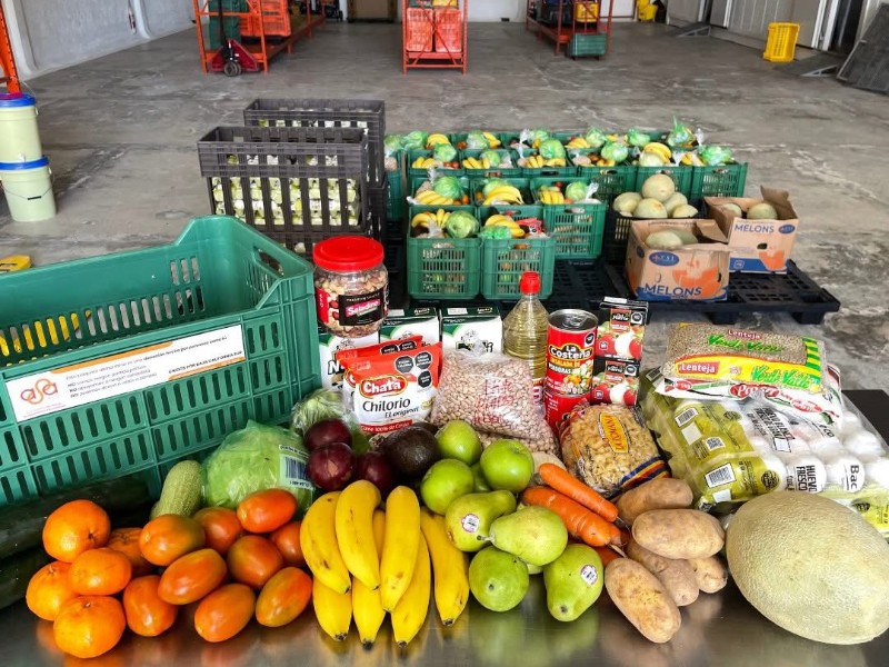 Banco de Alimentos Sudcaliforniano rescata 45 toneladas de comida al mes