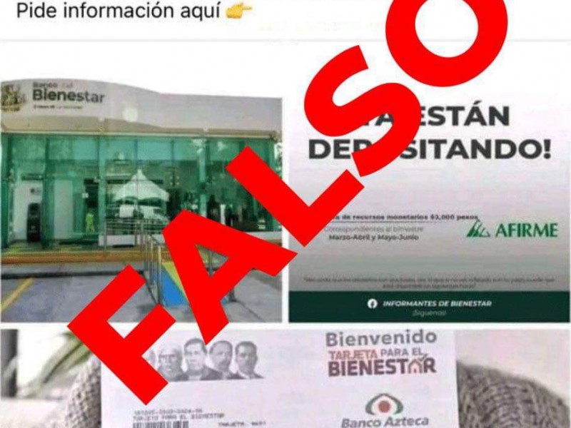 Banco del Bienestar alerta sobre falsos créditos