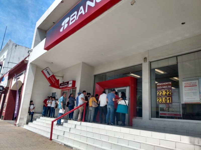 Bancos en Culiacán permanecen operando