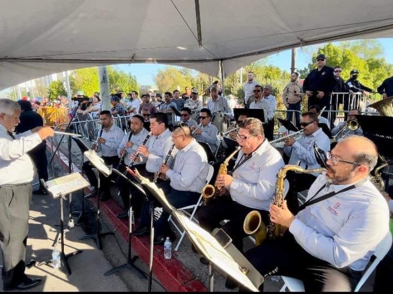 Banda de Música de Baja California presente en el Vive San