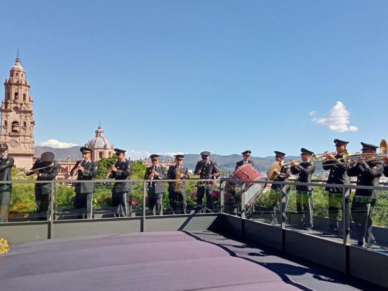 Banda del Ejercito Mexicano tocará en el centro de Morelia