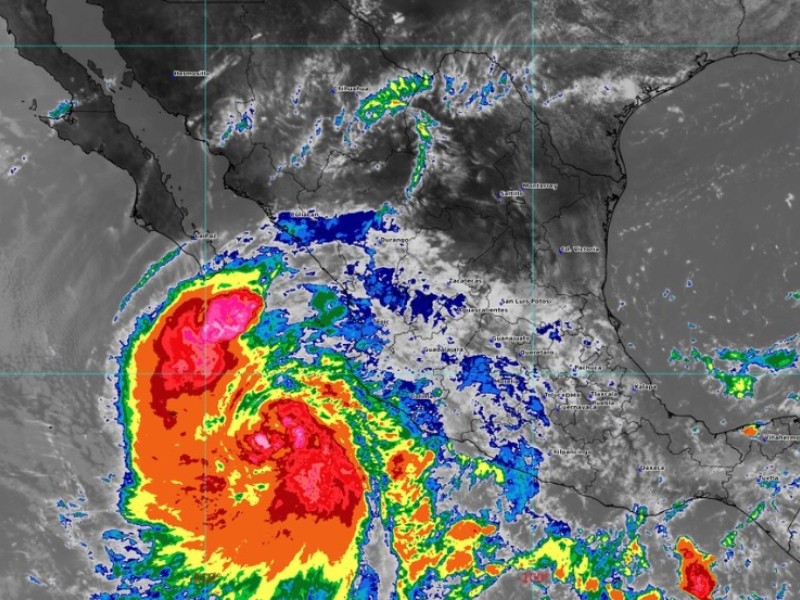 Bandas nubosas de “Priscilla” dejarán lluvias muy fuertes en Colima