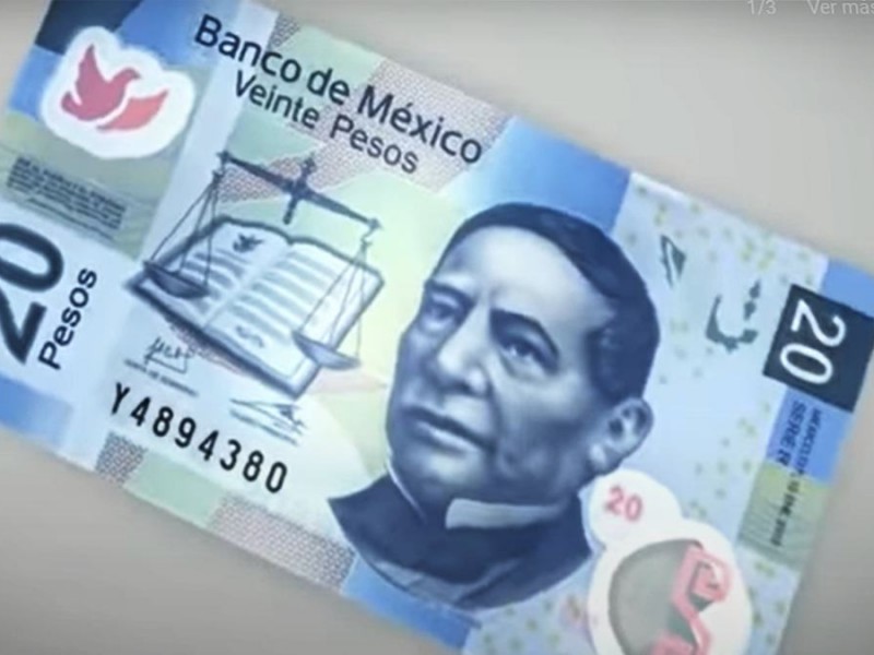 Banxico anuncia nuevo diseño en billetes de 20 pesos