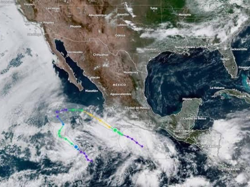 Bárbara ya es huracán categoría 1 en el océano Pacífico