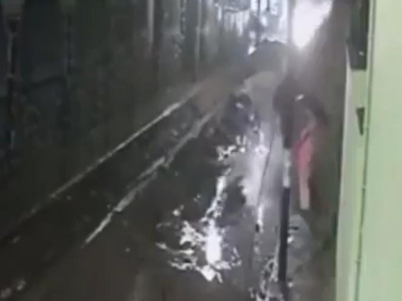 Barda se desploma sobre abuelita en San Pedro Cholula
