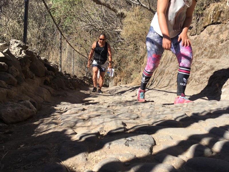 Barranca de Huentitán preparación para ruta del Peregrino