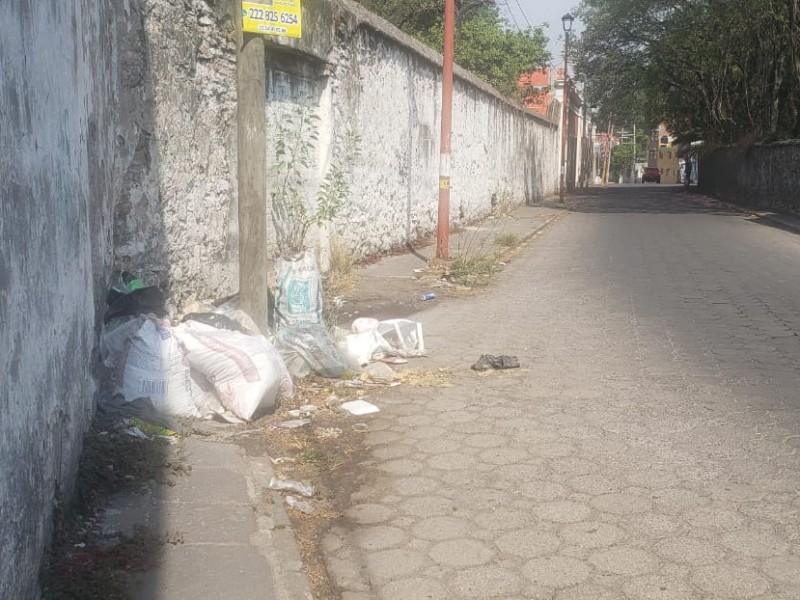 Basura e inseguridad; vecinos de Xonaca denuncian falta de mantenimiento