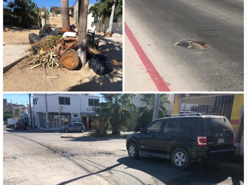 Basura y baches; denuncias que persistieron durante el 2021