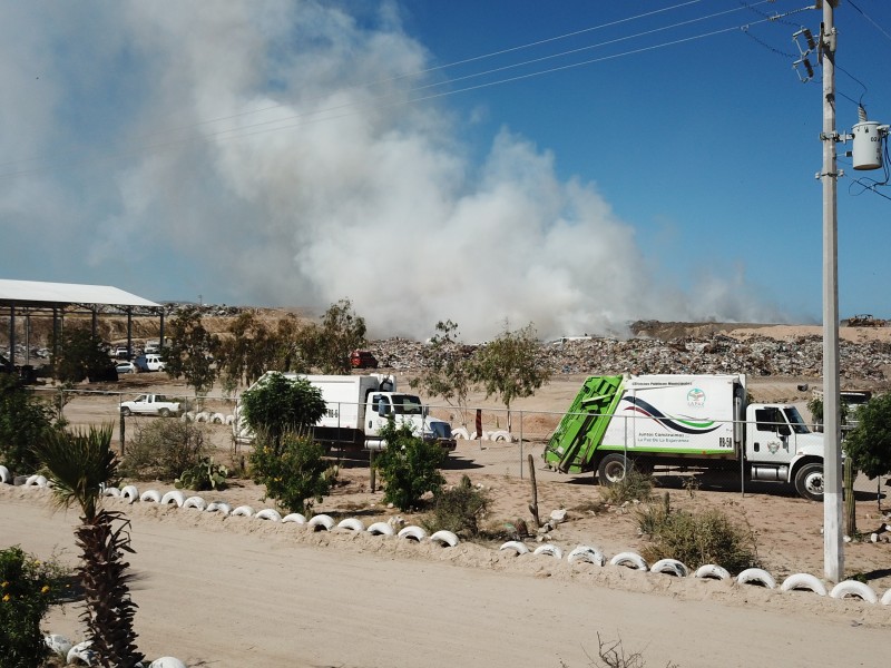 Baterías pueden provocar incendios en el relleno sanitario