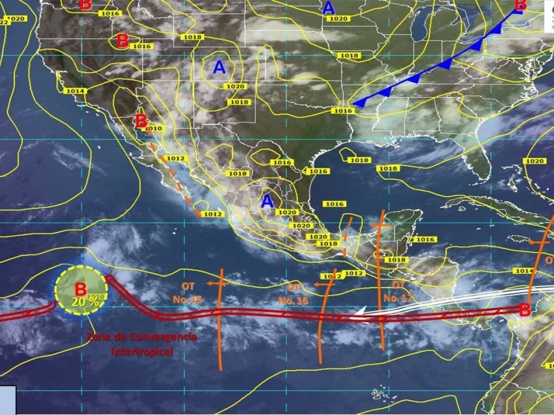 Benéficas lluvias para la cuenca del Pacífico