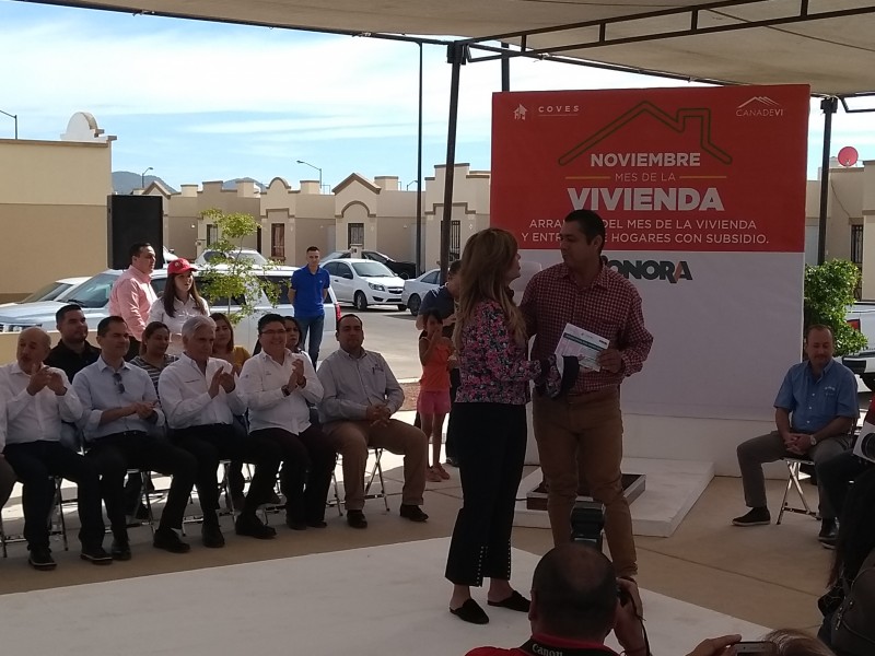 Benefician con viviendas