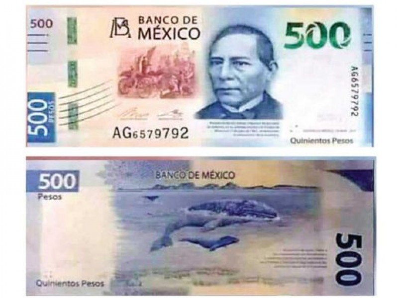 Benito Juárez, en el nuevo billete de $500