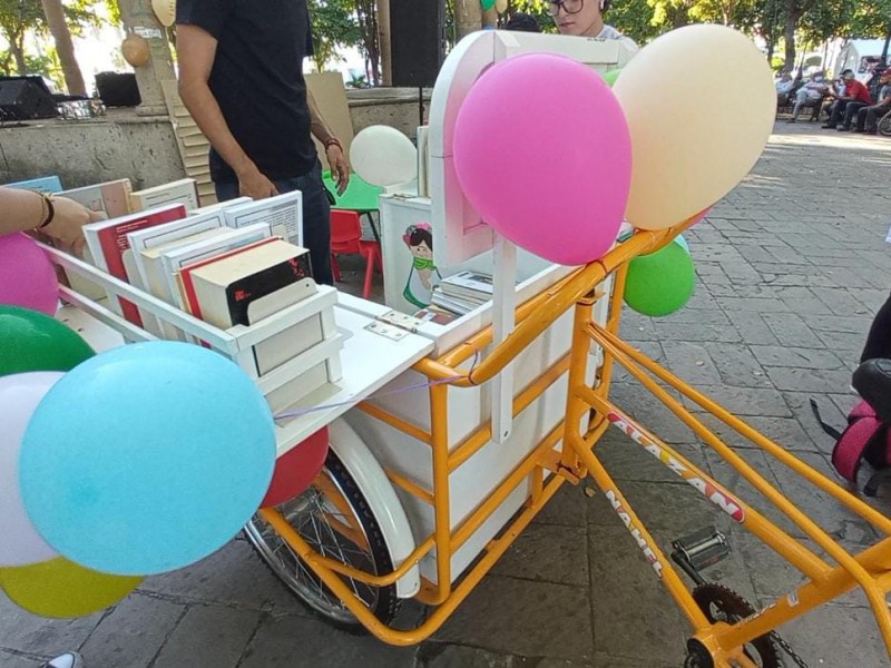 Bici Libro cumple 3 años promoviendo la lectura en Ahome