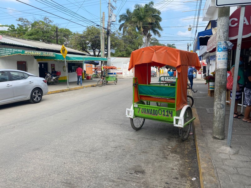 Bicitaxis, transporte alternativo poco seguro dentro de la Capital