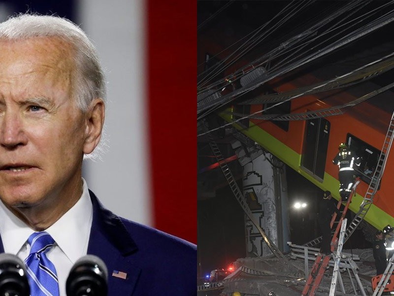 Biden ofrece apoyo por tragedia del Metro de CDMX