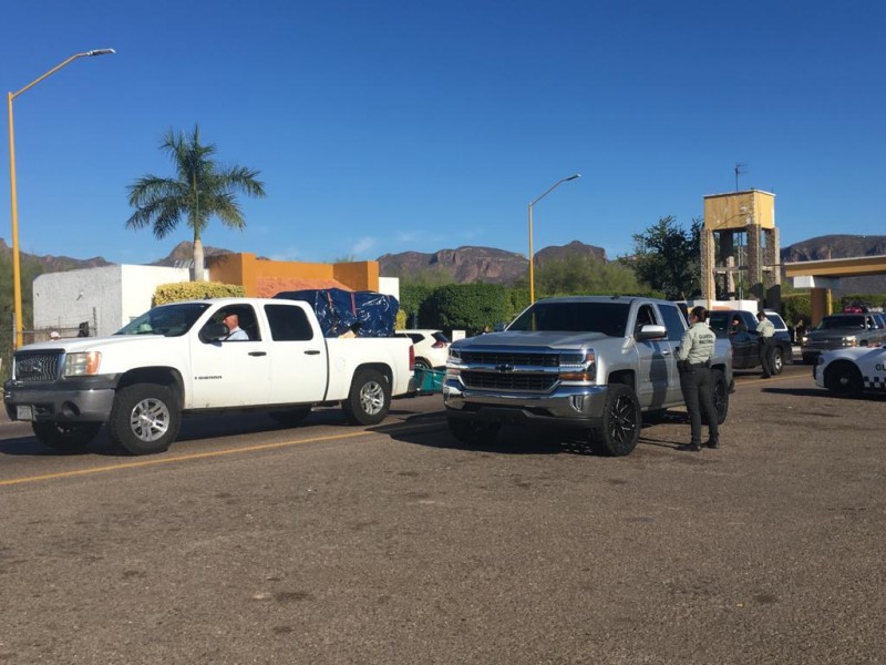 ¡Bienvenidos paisanos! llegan primeras caravanas de visitantes