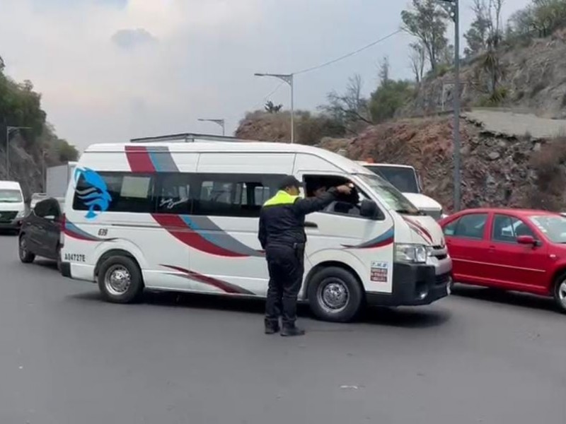 Bloquean la México - Pachuca