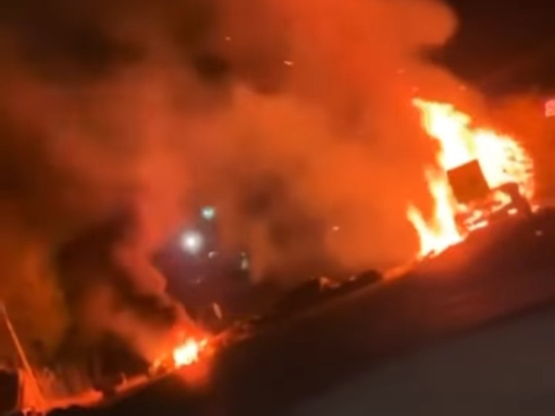 Bloqueo en la carretera Guamúchil-Mocorito