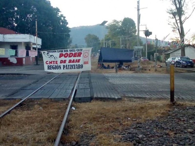 Bloqueo en vías del tren en Michoacán cumple 46 días