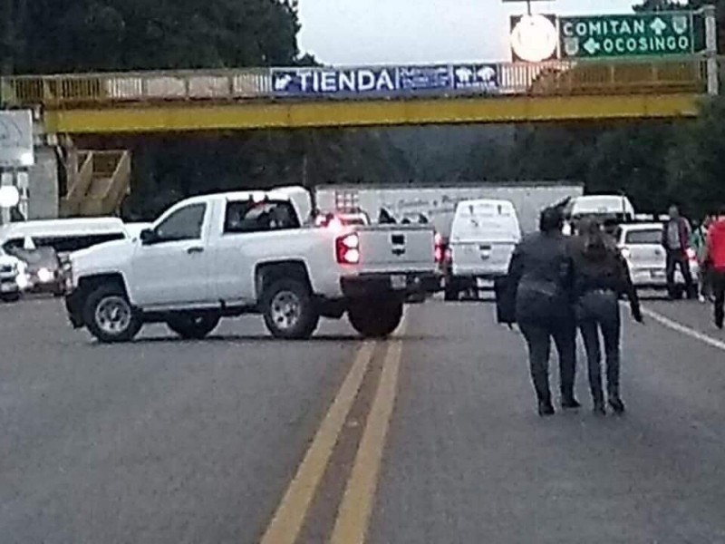 Bloqueos carreteros en Chiapas