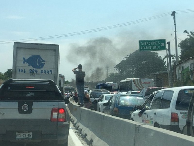 Bloqueos en Paso Exprés