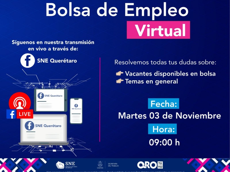 Bolsa de empleo en la primera semana de noviembre