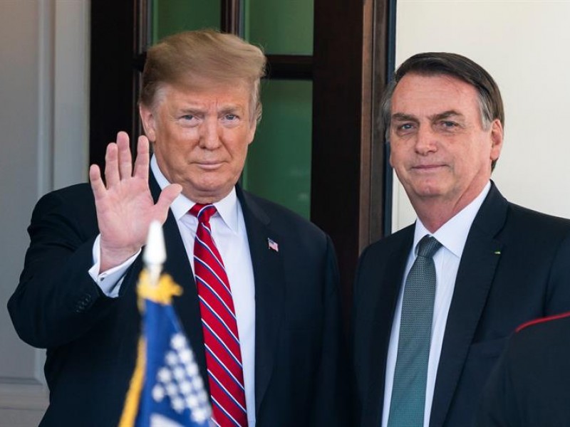 Bolsonaro llega a la Casa Blanca para reunión