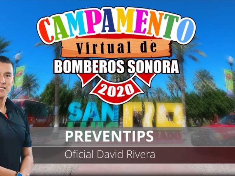 Bomberos de 5 municipios invitan a “campamento virtual” infantil.