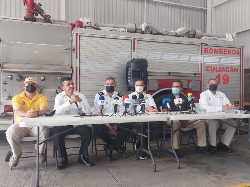 Bomberos de Culiacán, lanzan la campaña: Fiestas Felices y Seguras