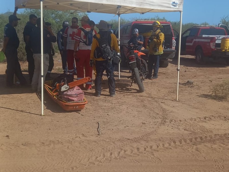 Bomberos de Guaymas acude a rescate en Vicam