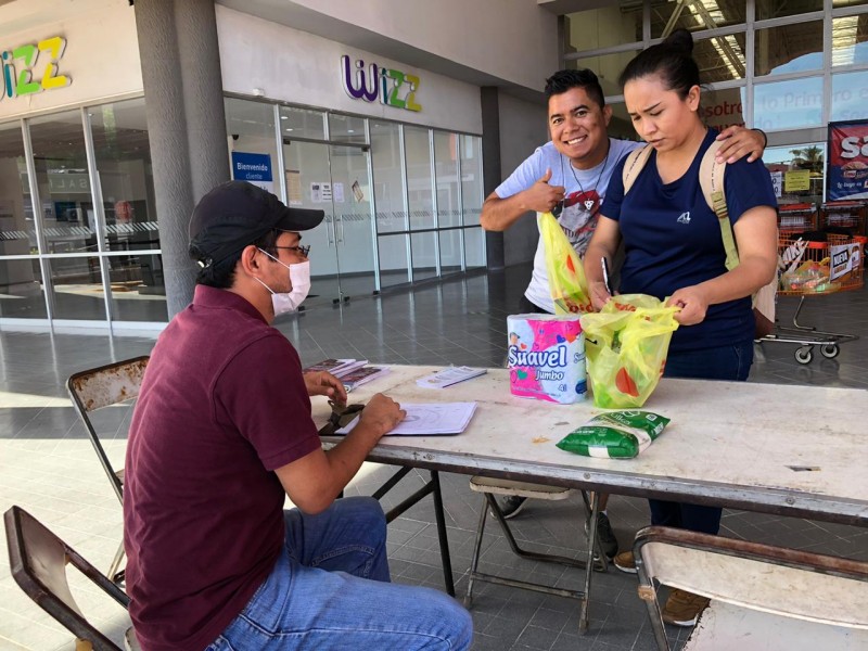 Bomberos de Manzanillo inicia recolección de víveres para familias vulnerables