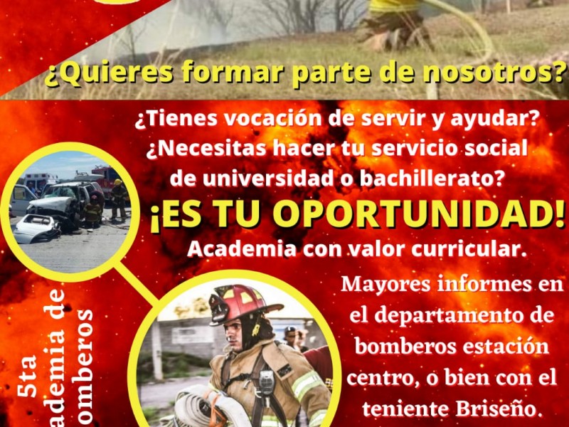 Bomberos de Santa Ana, abren convocatoria para sumarse a departamento