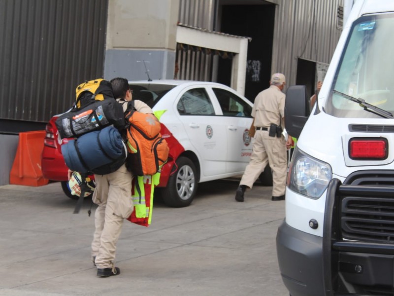 Bomberos de Zapopan en apoyo por Willa