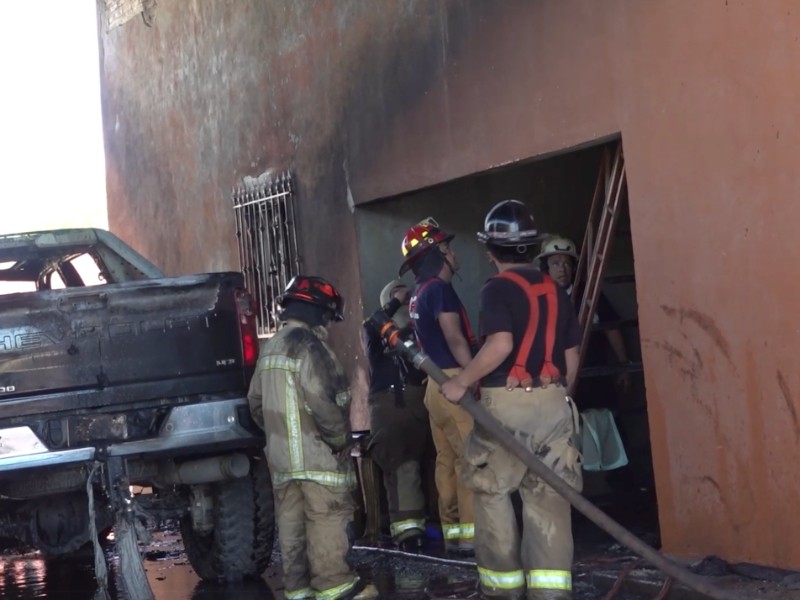 Bomberos evitan incendio de vivienda