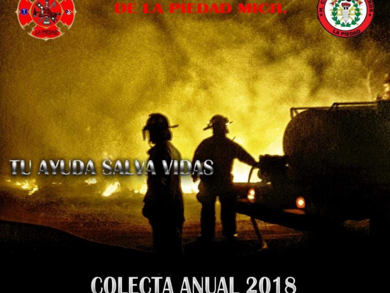 Bomberos iniciarán colecta anual el 15 de diciembre