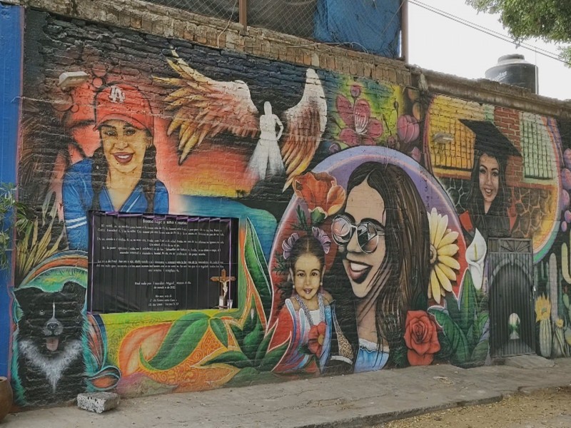 Borraran mural en memoria de Frida Santamaría en Sahuayo