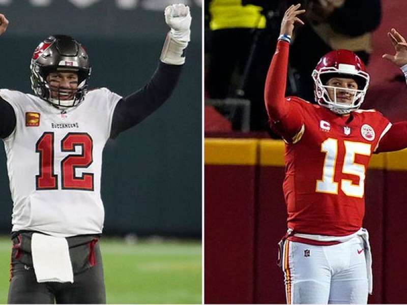 Brady VS Mahomes. Los números hablan.