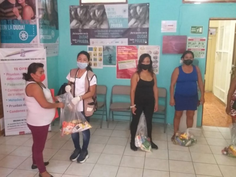 Brigadas apoyan a mujeres vulnerables en Tapachula