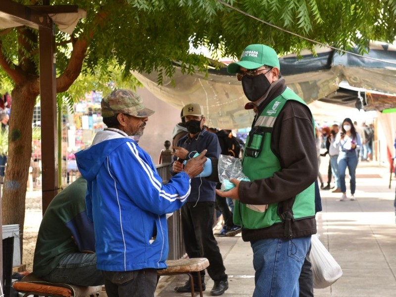 Brigadas de vida reforzará entrega de cubrebocas