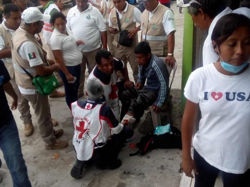 Brinda atención médica Cruz Roja a migrantes