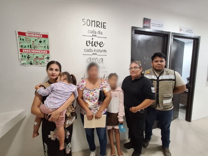 Brindan atención a familia víctima de violencia en Tuxtla Gutiérrez