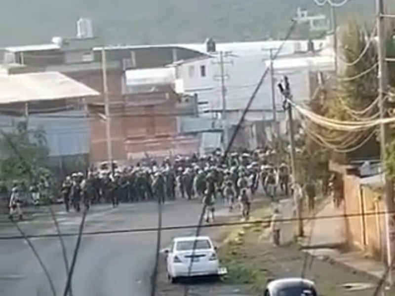 Brindan informe sobre operativo en San Juan Parangaricutiro, Michoacán