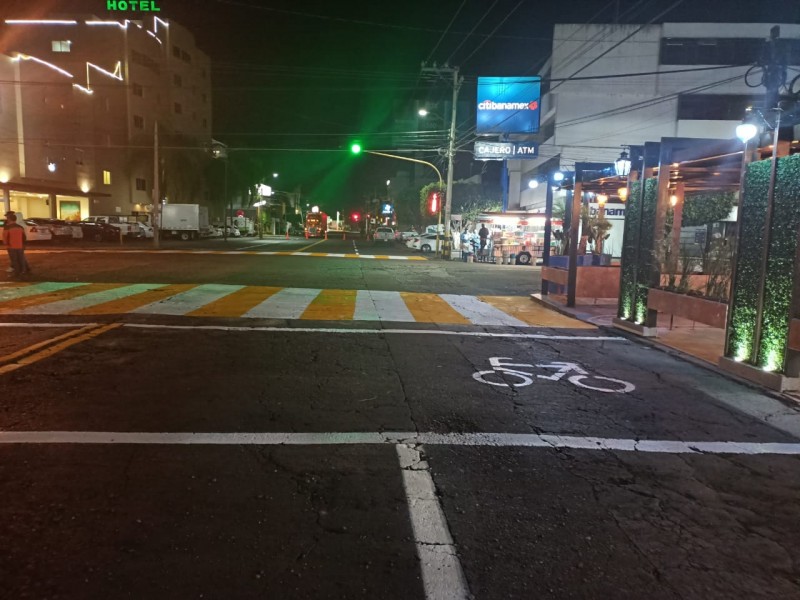 Brindan seguridad vial a peatones y ciclistas ciclistas en Zamora